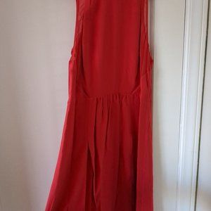 Rebecca Taylor bright red dress size 6